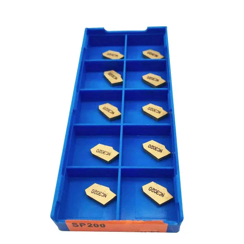 Miniatura 8 de GBJ 10 piezas SP200 GTN-2 ranurado de corte de insertos de carburo para SPB26-2 SPB32-2 Hoja ranurado herramienta de ranurado herramienta de placa