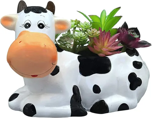 Miniatura 8 de Macetero para pollo, soporte para utensilios de gallo, accesorios de fiesta, maceta para suculentas, para interiores y exteriores, jardín, patio