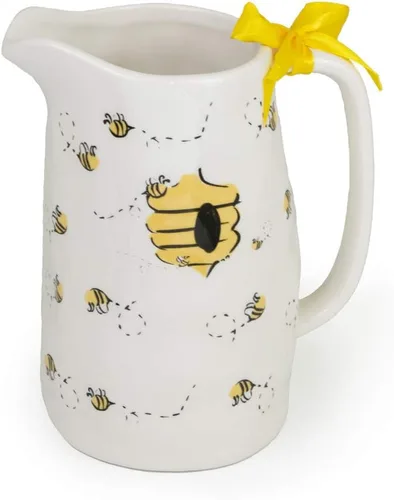 Miniatura 6 de Boston International Jarra de cerámica para bebidas, 5 tazas, girasoles coloridos