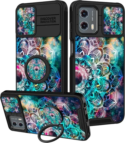 Miniatura 101 de Funermei Funda para Moto G Play 4G 2024 – Funda para teléfono para mujeres y niñas, diseño único de gato y libros, diseño único con funda