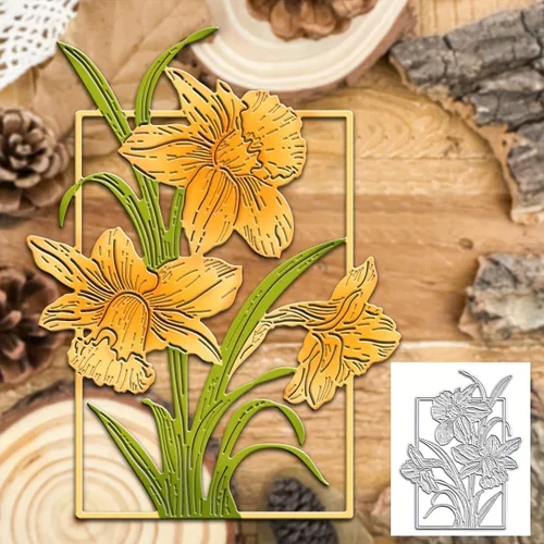 Miniatura 14 de Lapoo Troquel de corte de metal para álbumes de recortes, plantillas duraderas para álbumes de recortes, álbumes de fotos, tarjetas de papel