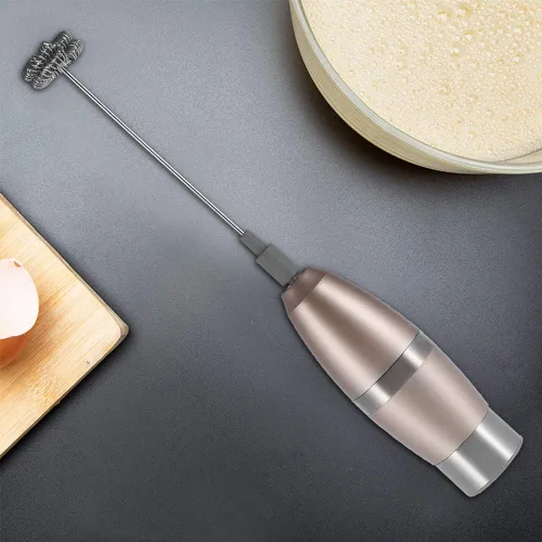 Miniatura 2 de TOPINCN Espumador de leche de acero inoxidable Eléctrico Ordeñador de alta velocidad Máquina de espuma de mano Mezclador de bebidas Mezclador