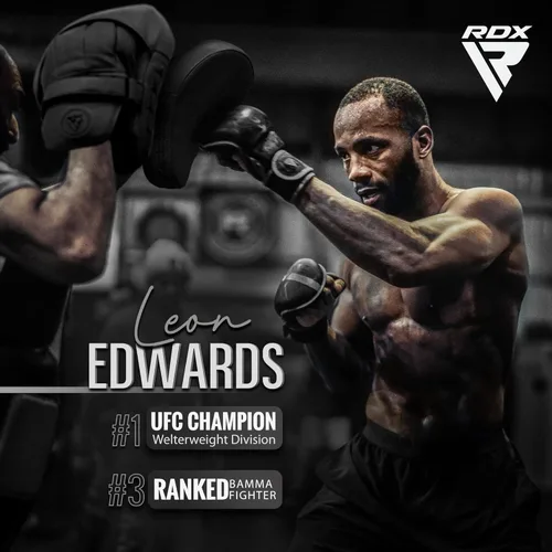 Miniatura 6 de RDX Almohadillas de boxeo Curvadas Focus Mits, Maya Hide Leather Kara Hook and jab Training Pads, correa ajustable ventilada, MMA Muay Thai Rojo