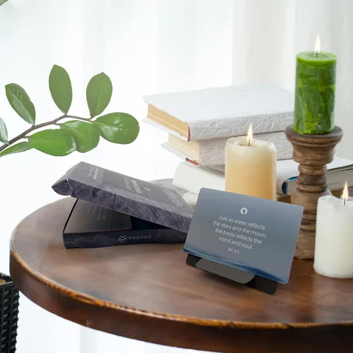 Miniatura 9 de MESMOS 52 tarjetas de atención plena con planes de acción. Regalos de relajación para aliviar el estrés para hombres y mujeres, tarjetas
