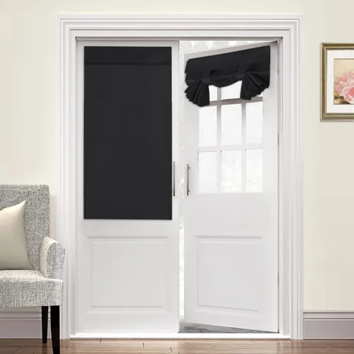Miniatura 15 de Turquoize Cortinas Opacas para Tratamiento de Ventana con Trabillas Traseras para Sala de Estar/Dormitorio, Tratamientos de Ventana con Aislamiento