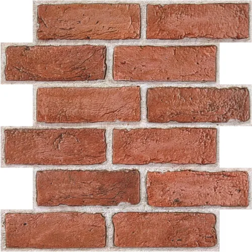 Miniatura 11 de COMSTICKC Paneles de pared de ladrillo sintético 3D para despegar y pegar, 10 piezas de 12 x 12 pulgadas, ladrillos pequeños blancos, papel tapiz
