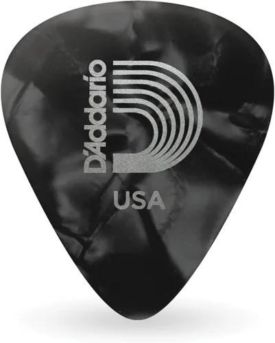 Miniatura 2 de D'Addario - Púas para guitarra de celuloide, accesorios para guitarra, púas para guitarra acústica, eléctrica y bajo, sensación natural, tono Verde