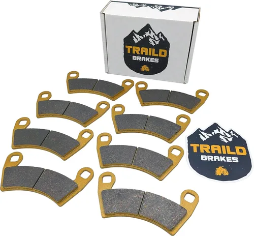 Traild Polaris RZR XP 1000/XP 4 1000/RS1/4 XP 900 2012-2023 - Juego de pastillas de freno de cerámica delanteras y traseras