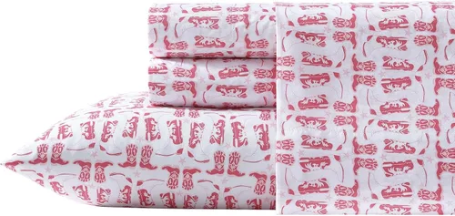 Miniatura 13 de Wrangler - Juego de sábanas tamaño Queen, ropa de cama ultrasuave y ligera, ligera para comodidad durante todo el año, bolsillos profundos, sábanas