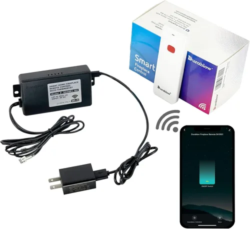 Miniatura 19 de Durablow TR2001 - Kit de control remoto de encendido y apagado para chimenea de gas con válvula Millivolt o módulo de encendido electrónico, caja