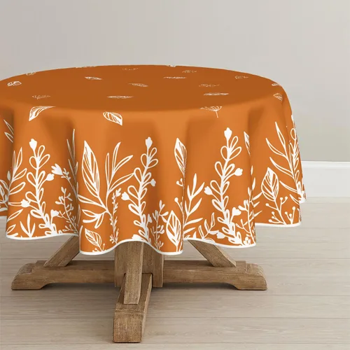 Miniatura 11 de Horaldaily Fall Tablecloth 52×70 Inch Rectangular, Thanksgiving Autumn Harvest Blue Wild Flowers Table Cover for Party Picnic Dinner Decor