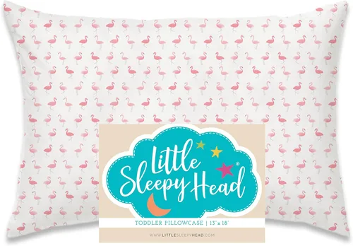 Miniatura 11 de Little Sleepy Head Funda de almohada para niños pequeños, 100% algodón y funda de almohada hipoalergénica para almohada de niños pequeños, funda