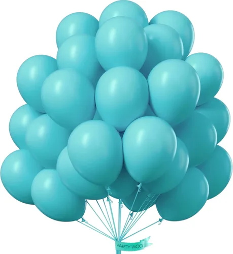 Miniatura 87 de PartyWoo Globos de color azul pizarra, 100 unidades, diferentes tamaños, paquete de 18, 12, 10, 5 pulgadas, azul marino, azul polvoriento, bohemio