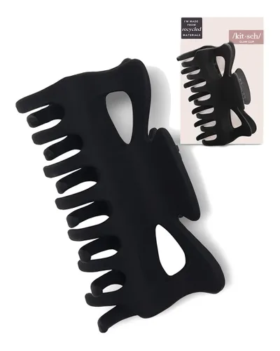 Miniatura 11 de Kitsch Pinzas grandes para el cabello para mujer, pinzas de pelo de moda, plástico mate, fácil agarre, perfectas para uso diario y ocasiones