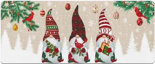Miniatura 7 de Tapete de baño de Navidad para bañera, antideslizante, de secado rápido y absorbente, tierra de diatomeas, fregadero de cocina, lavable, gnomos