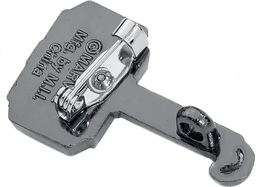 Miniatura 3 de Marvel Thor Hammer - Pin de solapa de peltre, plateado, 1 pulgada