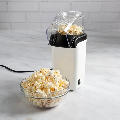 Miniatura 7 de Tasty palomitas de maíz con aire caliente, palomitas saludables y deliciosas en minutos, rápidas y fáciles de usar, taza medidora incorporada
