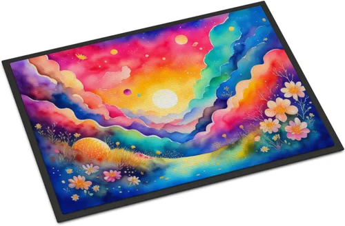 Miniatura 54 de Caroline's Treasures DAC1455MAT - Felpudo de la reina de la noche con diseño de cactus en color de 18 x 27 pulgadas, tapete para puerta delantera