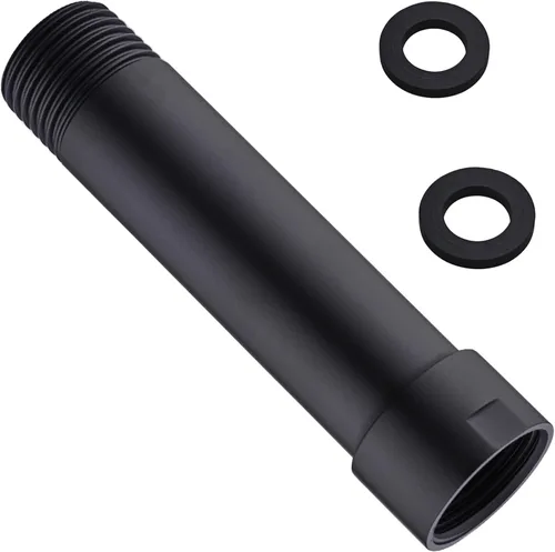 Miniatura 8 de Extensión de brazo de ducha de níquel cepillado, brazo extensor de 1/2 pulgada para cabezal de ducha de lluvia de 4 pulgadas