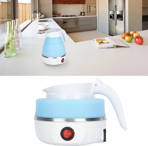 Miniatura 6 de Omabeta Hervidor eléctrico pequeño Hervidor de viaje Caldera de agua plegable Hervidor de agua portátil de silicona para el hogar Hervidor eléctrico