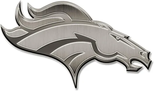 Miniatura 27 de Rico Industries NFL Football Standard Oval Antique Nickel Auto Emblem for Car/Truck/SUV