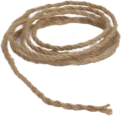 Miniatura 4 de Tenn Well Cuerda de yute natural fuerte, 0.157 in de grosor y 66 pies de largo, rollo de cuerda de yute para jardín, artes y manualidades