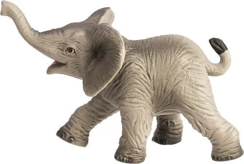 Miniatura 6 de Safari Ltd. Figura de bebé de elefante africano, figura realista de modelo de 3.5 pulgadas, juguete educativo para niños a partir de 3 años