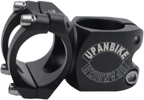 UPANBIKE Tallo de bicicleta de 1.000 in 1.126 in vástago de bicicleta de montaña 1.260 in de longitud de aleación de aluminio vástago corto para