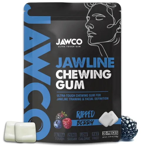 Miniatura 25 de JAWCKO Chicle Ultra-Resistente para Mandíbula Obtén una Mandíbula Más Fuerte y Cuadrada Chicle Duro de Entrenamiento para Mandíbula Fuerza 15X