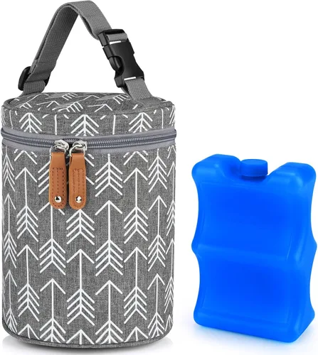 Miniatura 10 de Bolsa con aislamiento para leche materna y biberón de Accmor, bolsas con aislamiento para biberones para madres lactantes en guardería