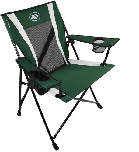 Miniatura 17 de Kijaro Dual Lock Pro, Silla plegable para fanáticos de deportes, 26" L x 35.5" W x 37" H, Carolina Panthers