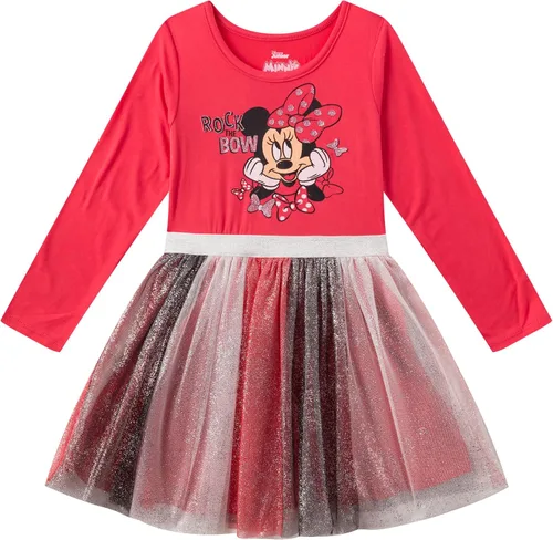 Miniatura 10 de Disney Frozen, Minnie Mouse, vestido de manga larga para niñas pequeñas y grandes