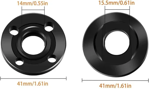 Miniatura 2 de 1934654 Tuerca de bloqueo para sustituye 4.5" 5" 5/8-11 Makita 1934654 193465-4 224568-4 GA4530 9564PC