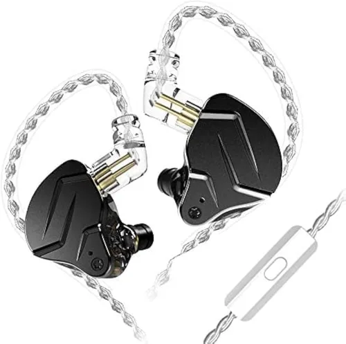Miniatura 23 de KZ ZSN PRO X - Auriculares con cable, auriculares de monitorización intraurales con controlador doble, sonido claro y auriculares ergonómicos