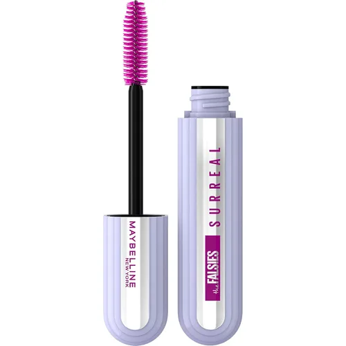 Miniatura 6 de Máscara de pestañas lavable The Falsies Surreal Extensions de Maybelline, máscara de volumen y alargamiento, maquillaje, negro más negro, 1 unidad