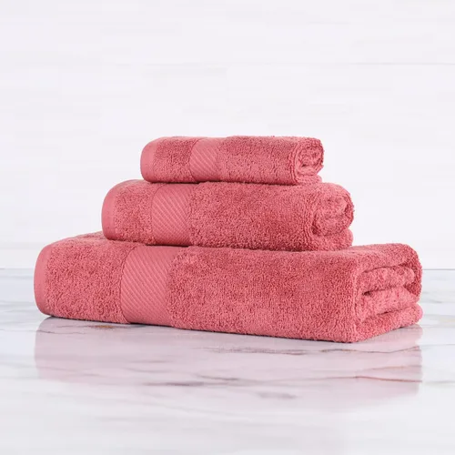 Miniatura 45 de SUPERIOR Kendell - Juego de 4 toallas de baño de algodón egipcio, absorbentes, para la ducha, artículos esenciales para el spa, toallas grandes