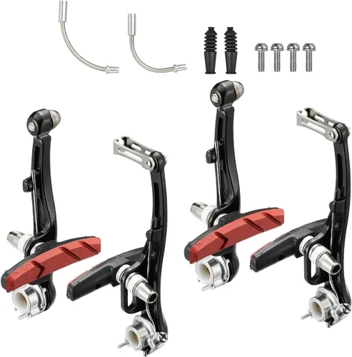 Miniatura 5 de Corki Cycles Linear Mountain Bike V-Brake Set delantero y trasero 2 pares - Pastillas de freno de 2.756 in