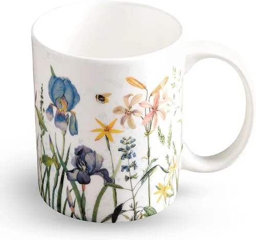 Miniatura 9 de Maison d' Hermine Taza de café con asas, tazas de porcelana fina de hueso, paquete de una taza de té para bebidas calientes, capuchino, latte