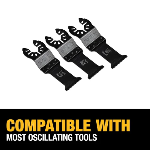 Miniatura 4 de DEWALT Hoja oscilante de titanio para herramientas de madera con clavos, 1-1/4 pulgadas, paquete de 15, (DWA4203-3)