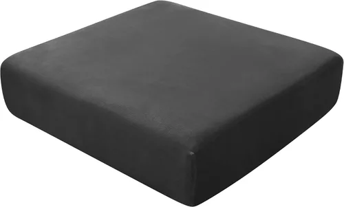 Miniatura 52 de CONRUSER Funda de cojín elástica de terciopelo suave, funda de cojín de felpa de terciopelo suave, funda de sofá, protector de muebles con parte