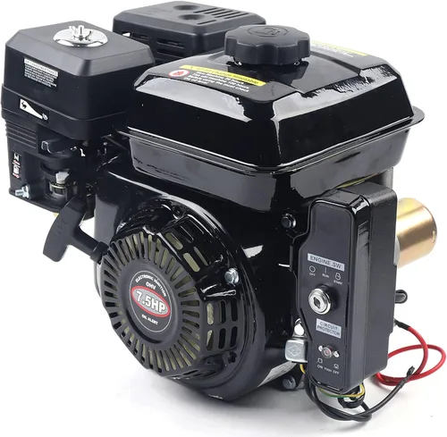 Motor de gas Go Kart de 7.5HP 210CC con arranque eléctrico a gas de 4 tiempos OHV, motor de gasolina de gas, lavadoras a presión de gas, divisores