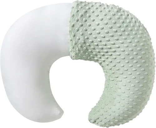 Miniatura 18 de Almohada de lactancia y posicionador con funda para lactancia materna y alimentación con biberón, apuntalamiento del bebé, tiempo boca abajo, apoyo