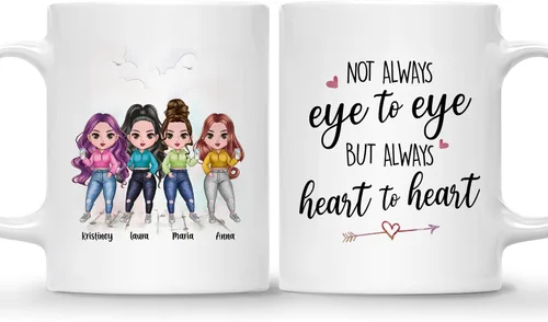 Miniatura 24 de Gossby Taza personalizada para madre y 1 hija, como madre como hija, regalos para madre, mejores tazas de café para madre, taza personalizada
