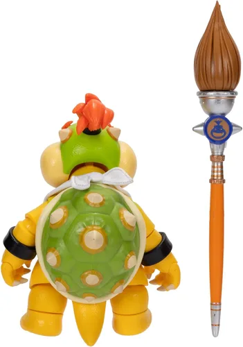 Miniatura 13 de Figuras de acción de la película Super Mario Galaxy de 5 pulgadas Serie 1 – Bowser Jr. Figura con accesorio de pincel – Detalles premium y 17 puntos