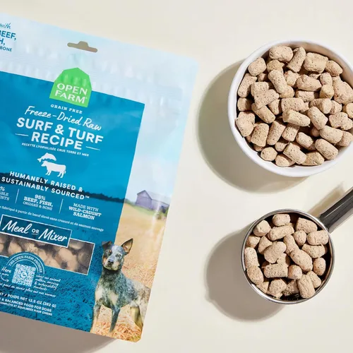 Miniatura 5 de Open Farm, Comida para Perros Cruda Deshidratada, Trozos con 95% de Carne, Órganos y Hueso, Productos Orgánicos y Superalimentos, Comida Completa