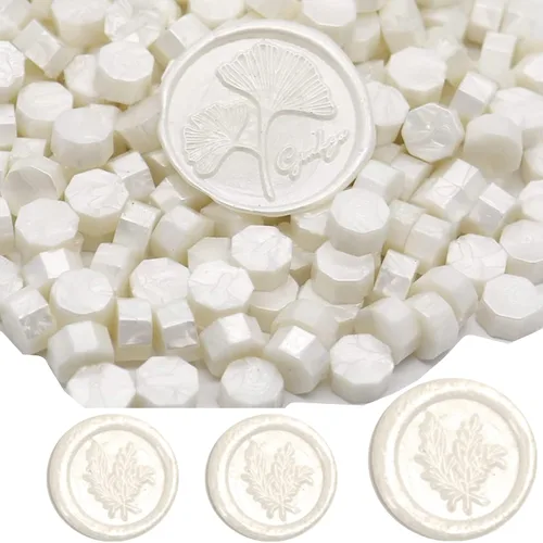 200 cuentas de sellado de cera para sello de cera, perfectas para tarjetas de Navidad, sobres, invitaciones, paquetes de vino, sellado de letras