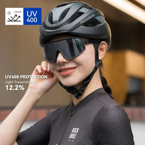 Miniatura 2 de ROCKBROS Gafas de sol deportivas polarizadas para hombres y mujeres, gafas de ciclismo con protección UV