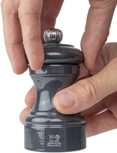 Miniatura 4 de Peugeot Bistro - Molinillo de sal de 4 pulgadas, molienda ajustable, mecanismo de acero inoxidable duradero, artesanía de madera de haya, prellenado
