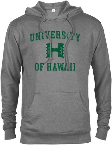 Miniatura 6 de Sport Your Gear Sudadera con capucha retro envejecida con licencia oficial de la NCAA para el día del juego, ropa para fanáticos Kent Navy Heather