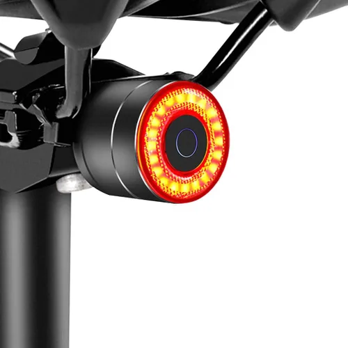 Miniatura 7 de Padonow Smart Bike Tail Light: Auto On/Off Rear Bicycle Flashlight Ultra Bright Back Brake Light High Lumen Daytime Strobe USB Rechargeable Safety